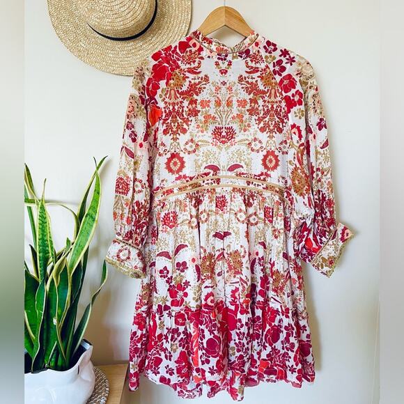 Free People Nouveau Printed Mini Dress 
NWOT - Picture 3 of 8
